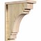 Ekena Millwork Pescadero Rough Sawn Corbel w/Backplate, Douglas Fir, 6"W x 14"D x 18"H COR06X14X18PEC01RDF - alternate 1